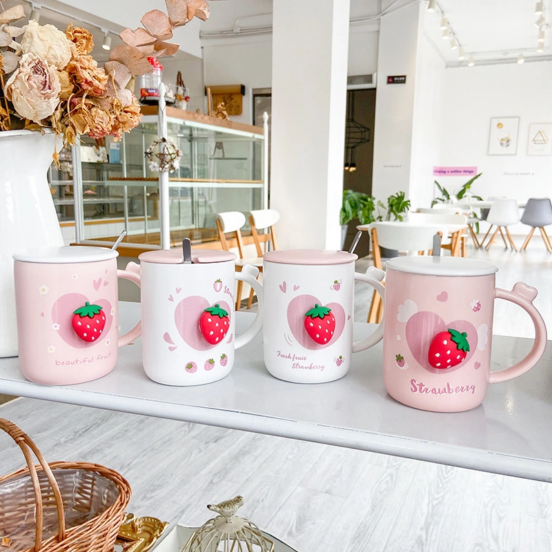 Chick Heart Strawberry Mug