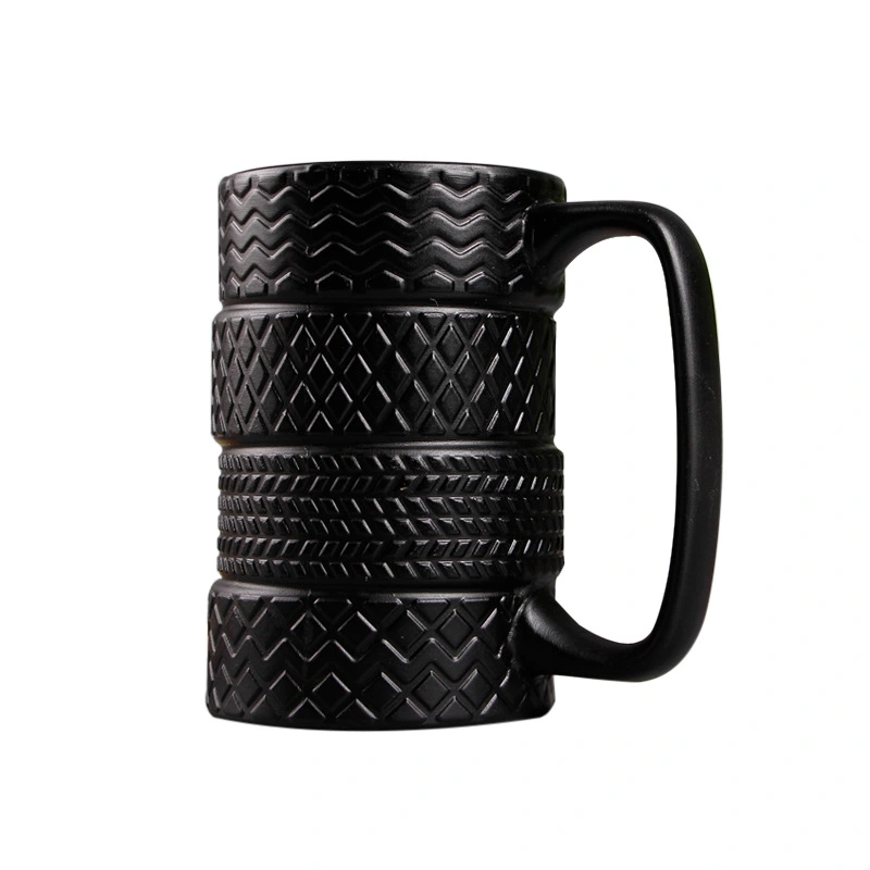 Creative tire cup large capacity ceramic cup New peculiar mug office Cup factory direct sales customizable