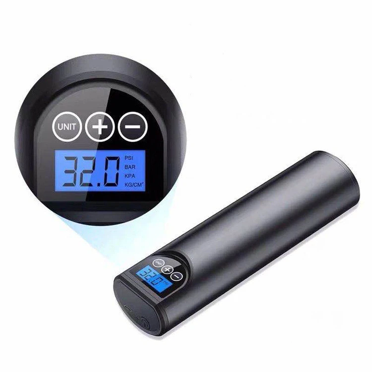 Mini Portable Wireless Car Air Pump, Outdoor Electric Pump, Smart Digital Display Car Tire Air Pump