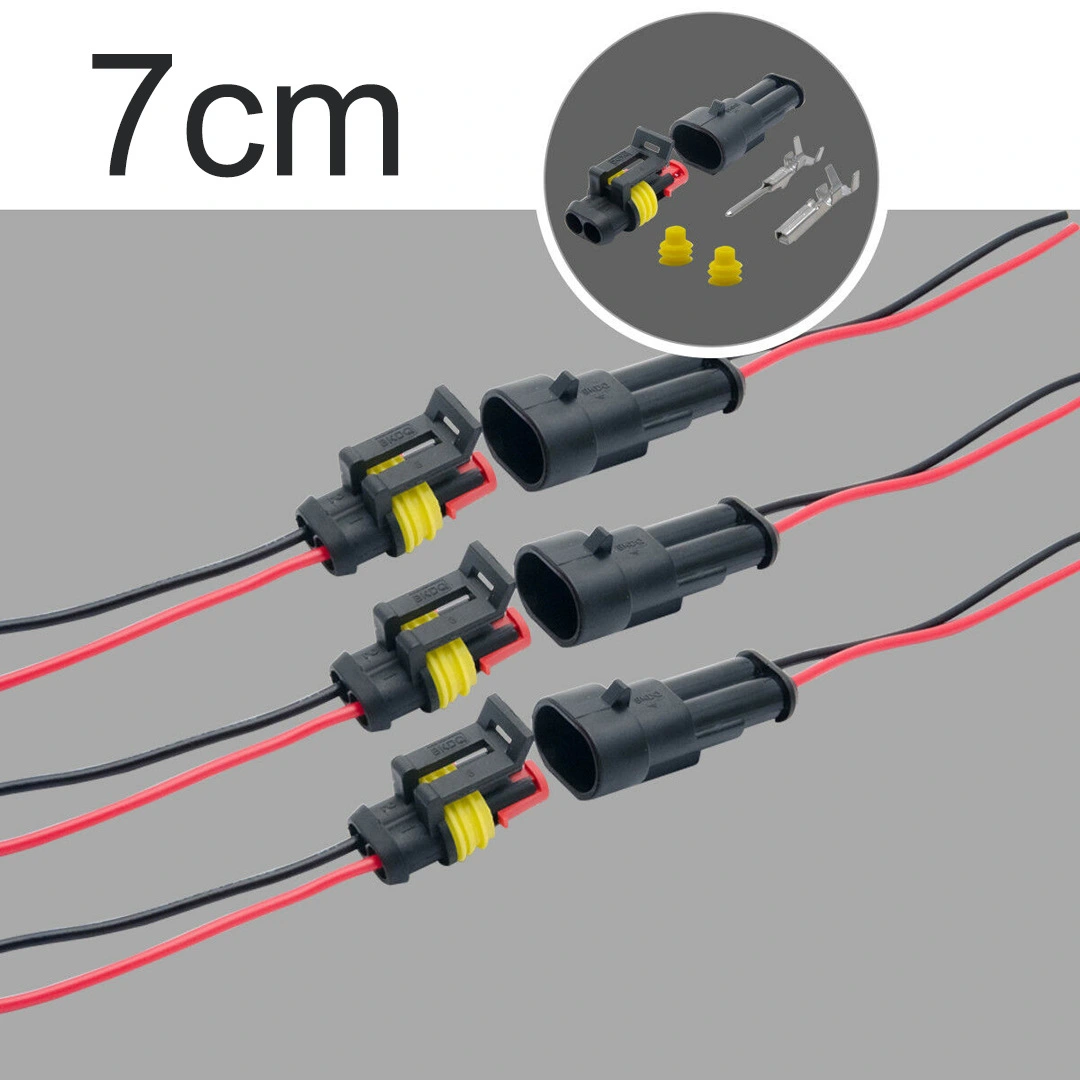 Car Waterproof Wire And Cable Connector Plug Socket