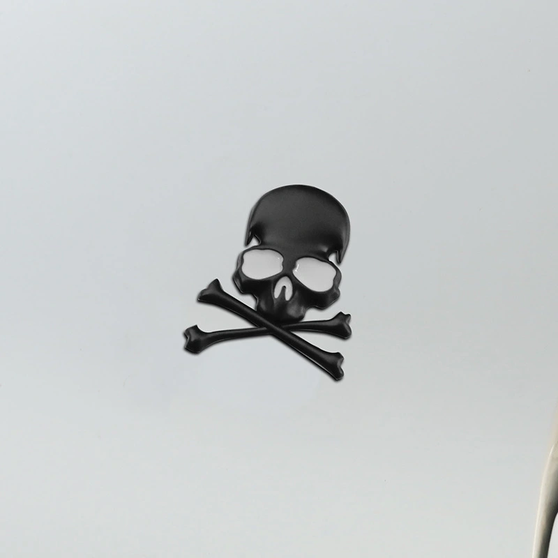 Car Metal Personality One Piece Skull Sticker