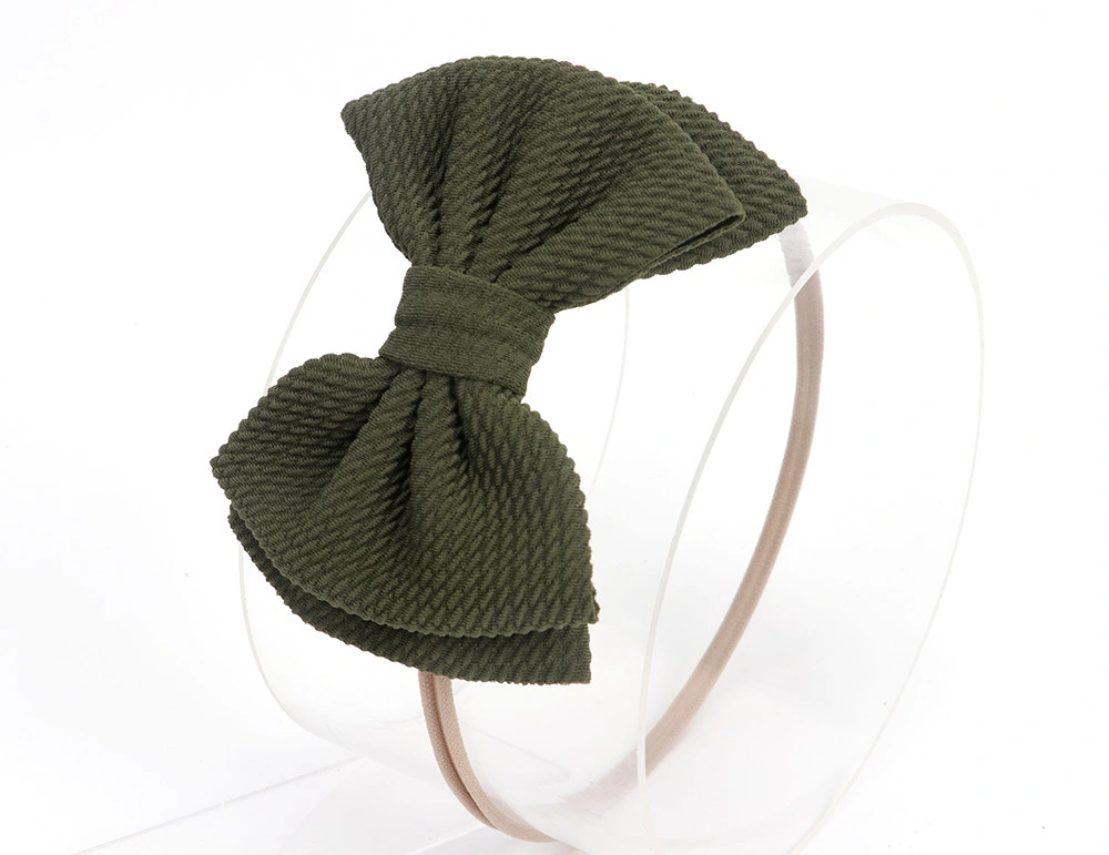 Cute Baby Girl Nylon Bow Headbands