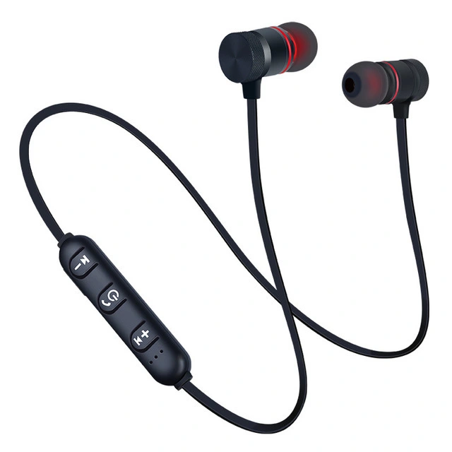 Magnetic Bluetooth Headset TWS Metal Wireless Pair Ear XT6