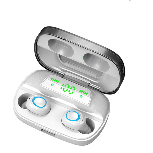 Bluetooth Headset 5.0 True Wireless Dual In-ear With Digital Display Sports Waterproof S11