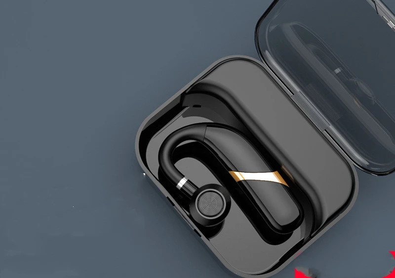 New Private Model X9 Ear Hanging Bluetooth Headset Single Ear Wireless Bluetooth Headset 5.0 For  Long Standby