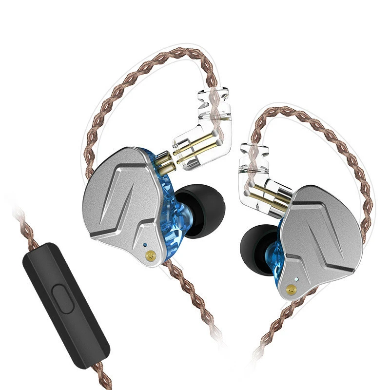 Heavy Bass Metal Wired Sports In-ear Headphones With Wheat