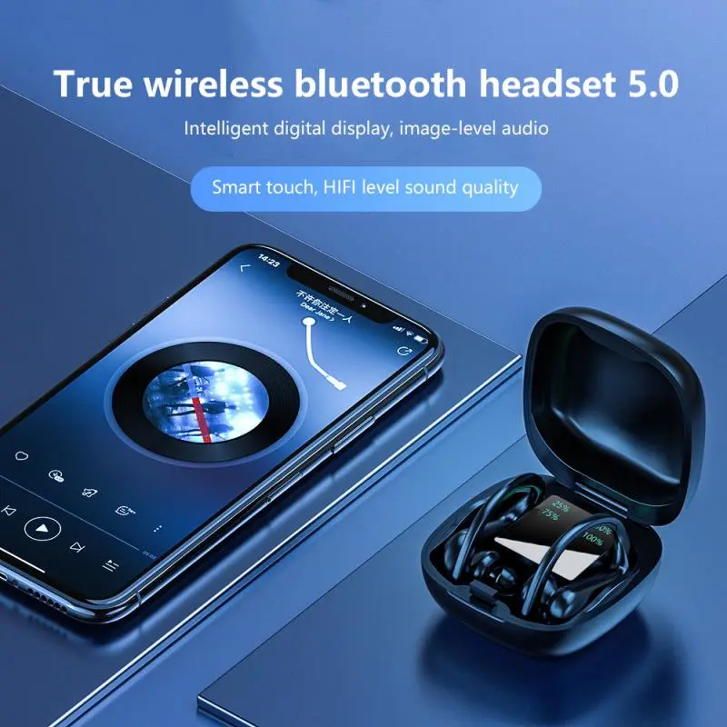 Wireless Bluetooth 5.0 Stereo Sound Highdefinition Noise Reduction