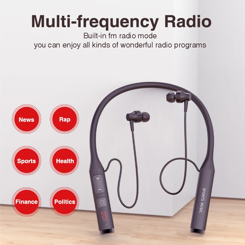 Wireless Headset Multi Function Display With Radio And Pluggable Card