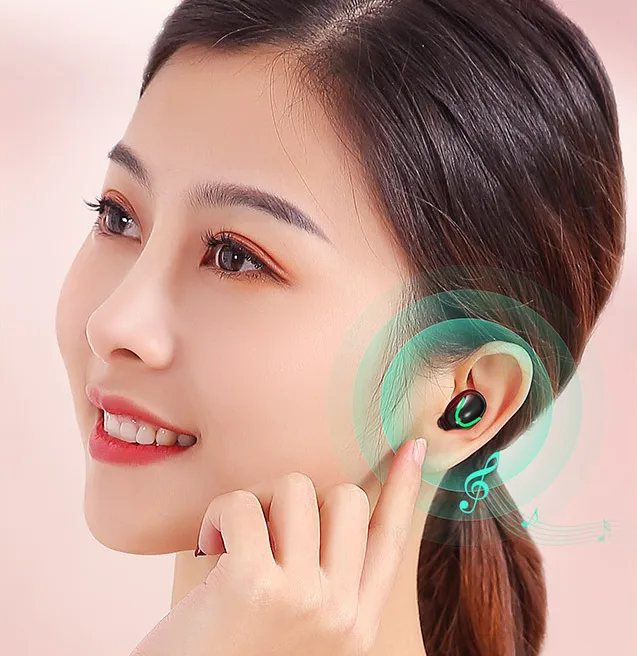 LED digital display three power C1 bluetooth headset