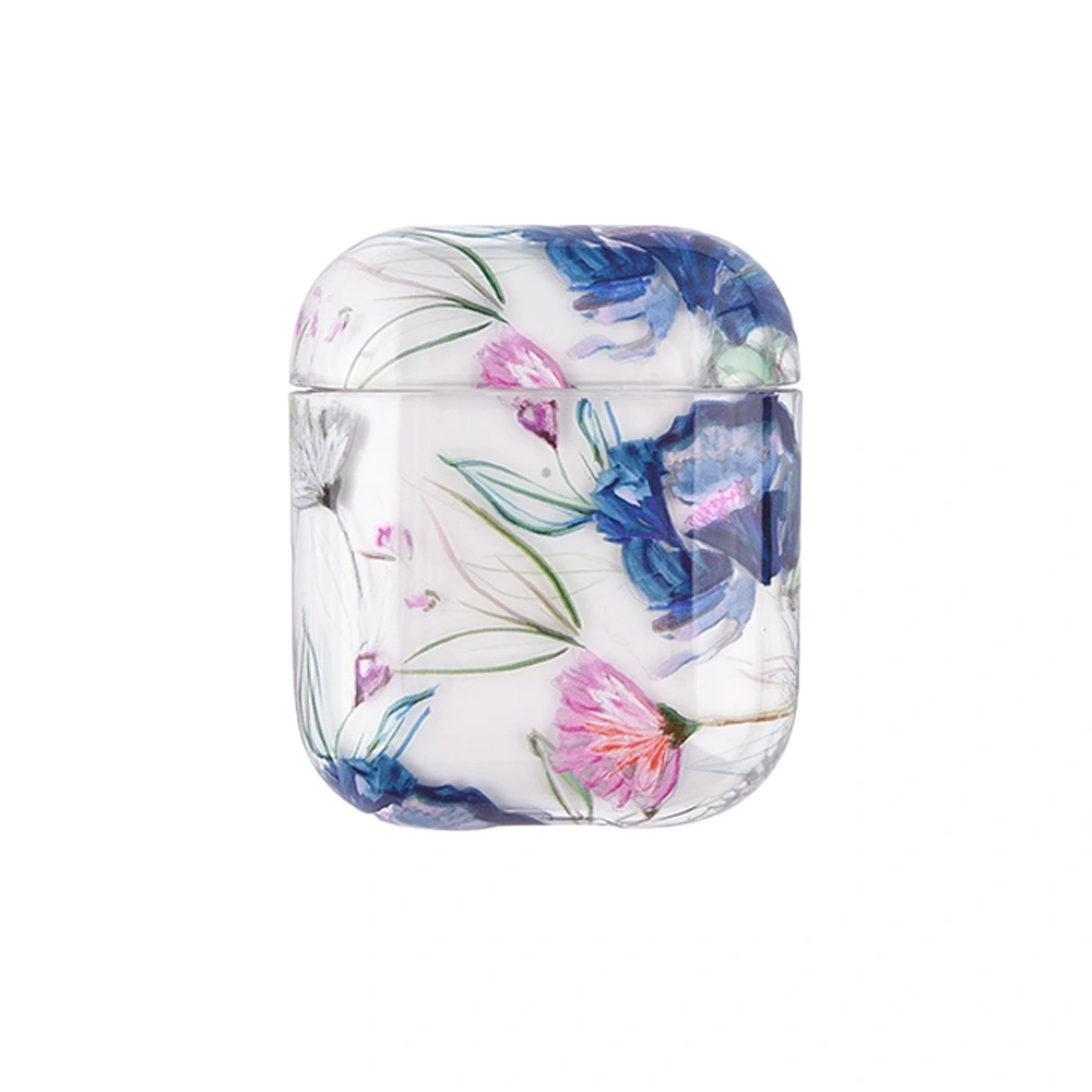 Compatible with Apple, Watercolor flower earphone cover