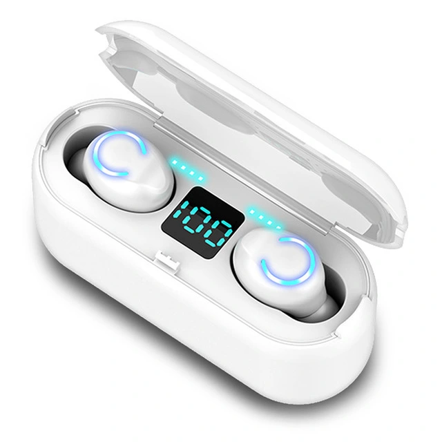 Binaural digital display bluetooth headset