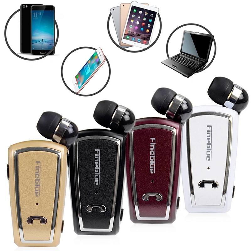 Retractable Bluetooth headset