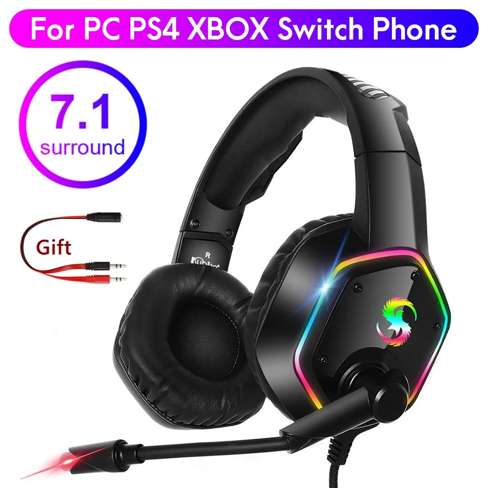 Gaming 3D Sound Effect GAMINGHEADSET Noise Canceling Headphones