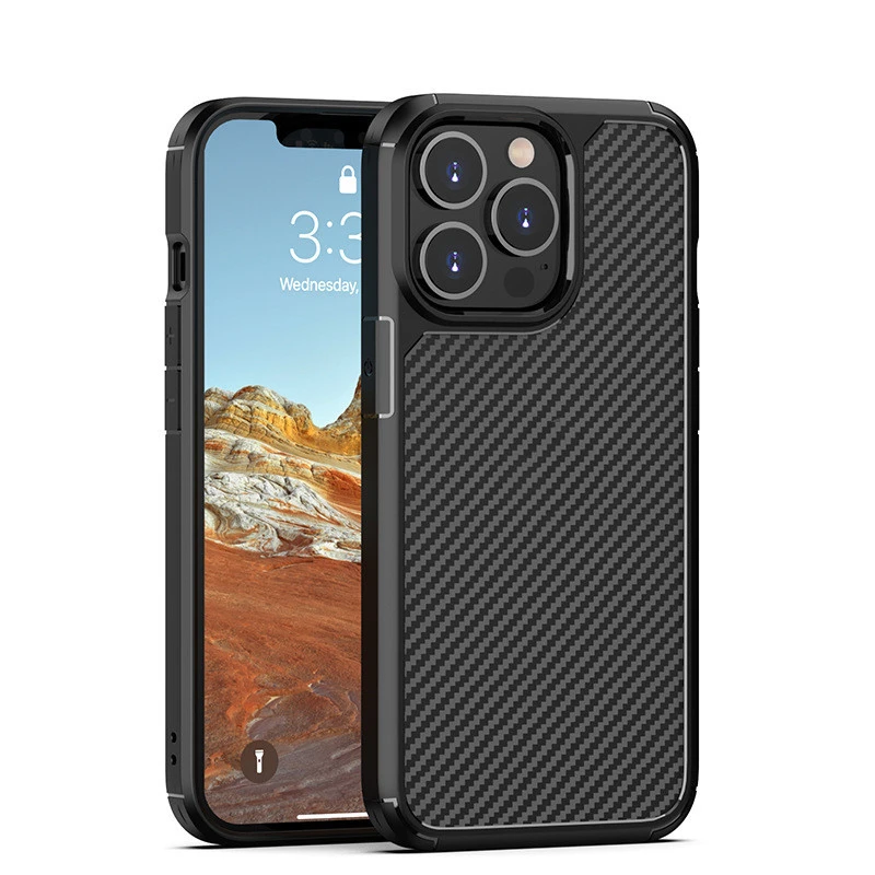 Carbon Fiber Anti-drop Protective Cover Phone Case