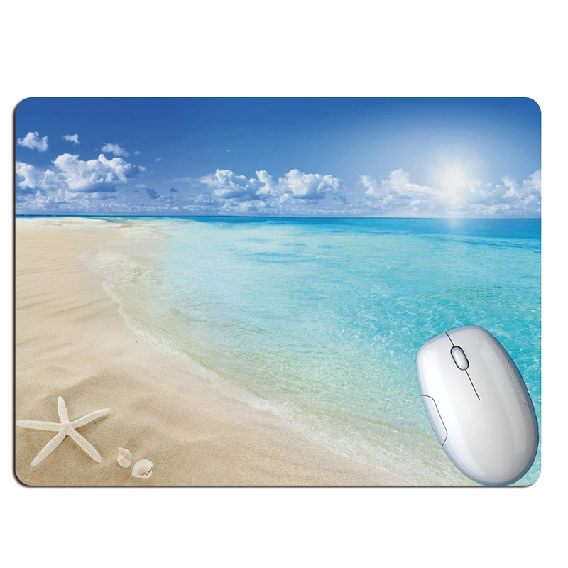 Wishing Bottle Summer Beach Holiday Wind Mouse Pad Beach