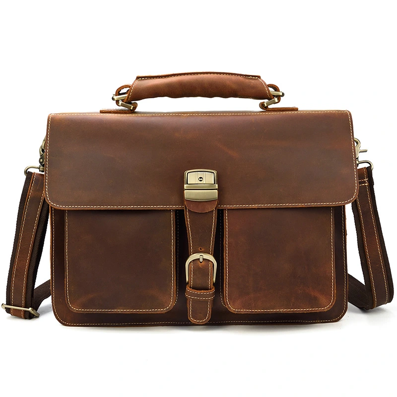 Men's leather briefcase