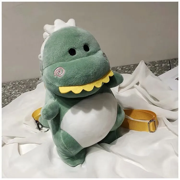 Cartoon Cute Dinosaur Backpack Doll Female Messenger Bag