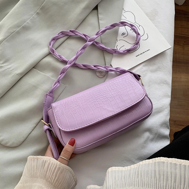 Summer New Style Bag Women'S Popular One-Shoulder Messenger Women'S Bag Pattern Square Bag