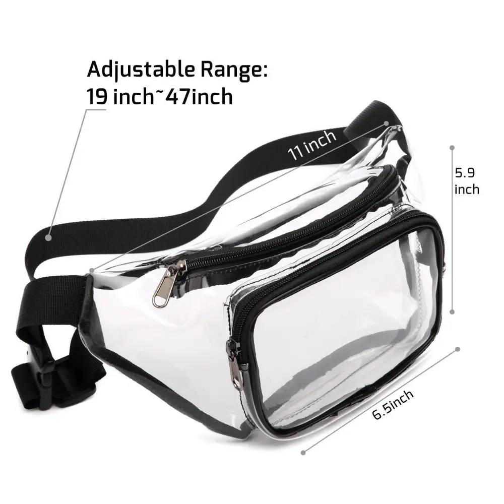 PVC Waterproof Waist Bag Custom Outdoor Sports Stadium Gym Bag