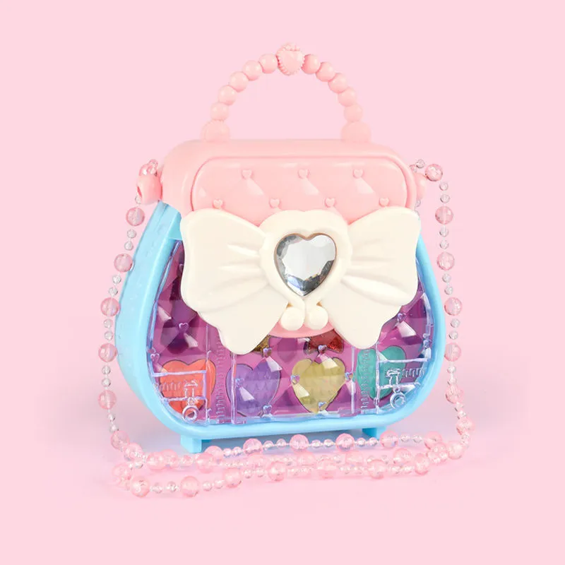 Children's Cosmetics Toy Set Non-toxic Little Princess Makeup Messenger Bag