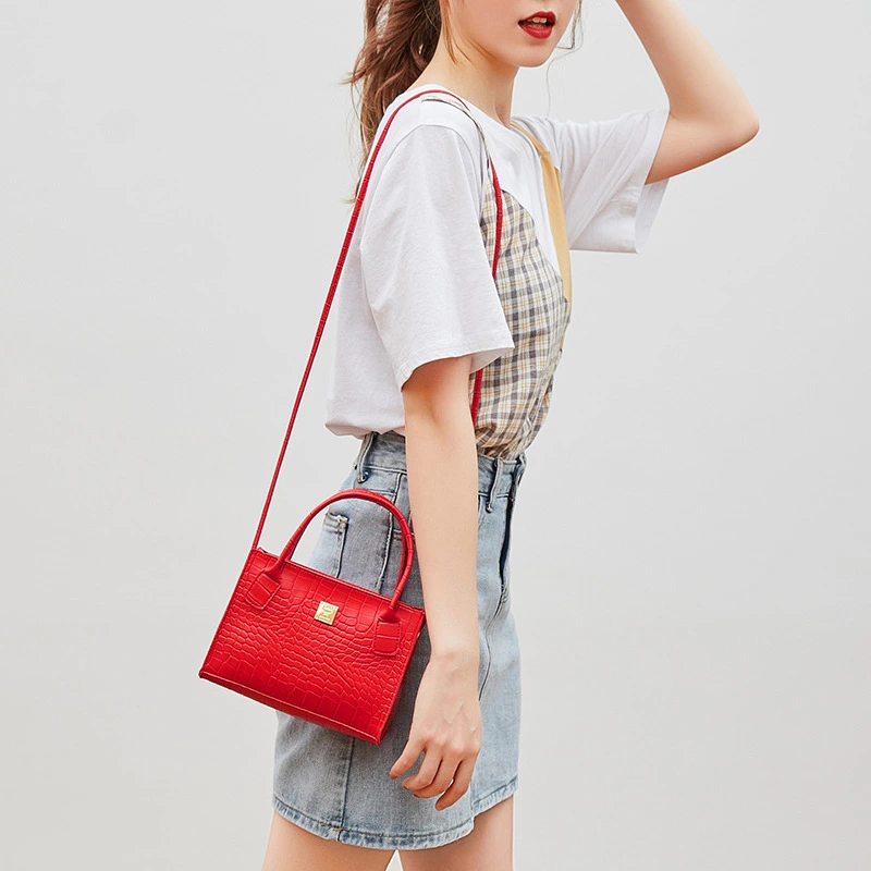 Fashion Small Square Bag Single Shoulder Diagonal Portable Lady Bag