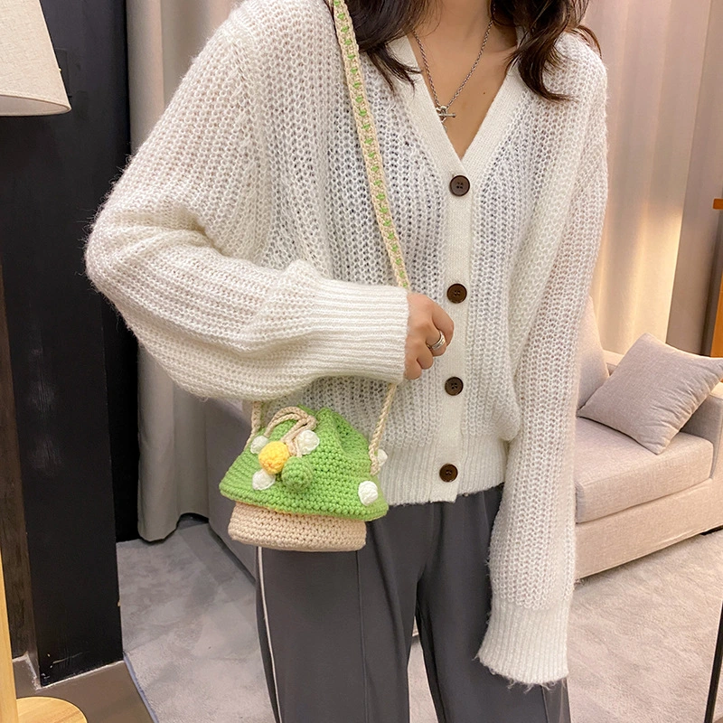 New Style Hand-knitted Wool Handbags