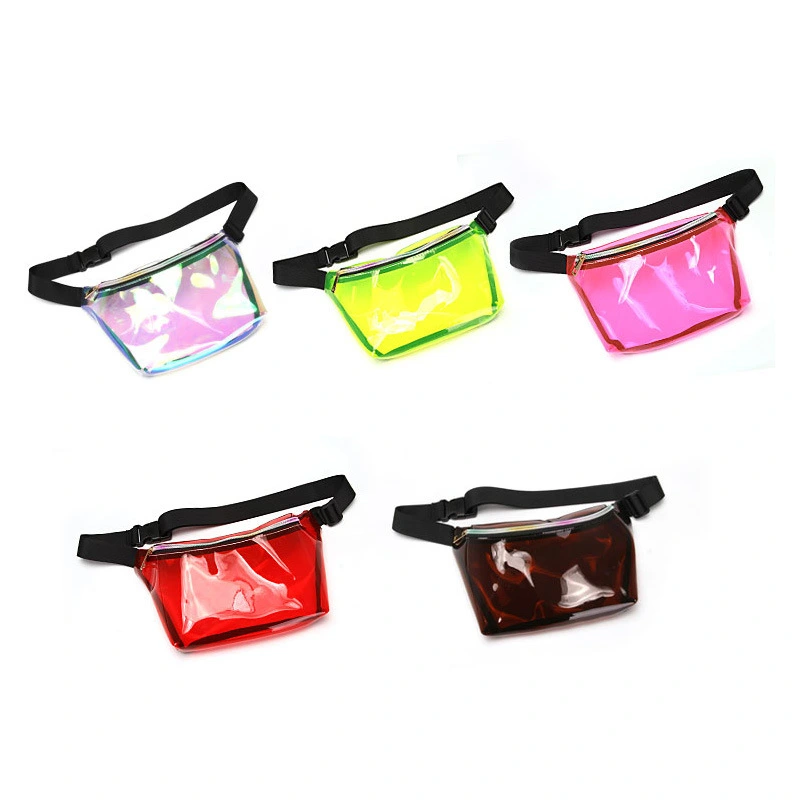 Laser transparent belt bag