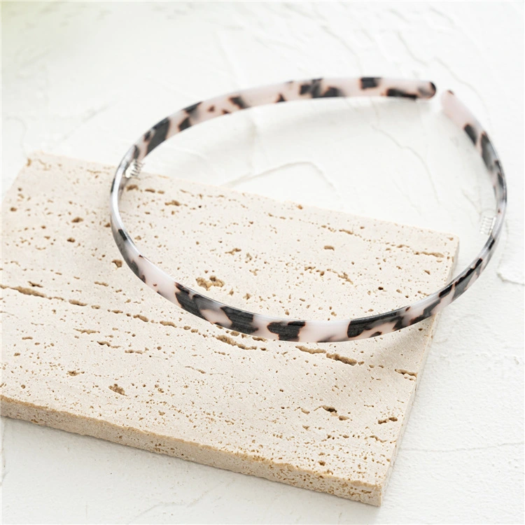 New European And Beautiful Women's Acetate Hair Hoop Accessories Fine Style