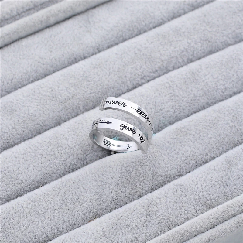 Double-Layer Titanium Steel Ring Adjustable Ring