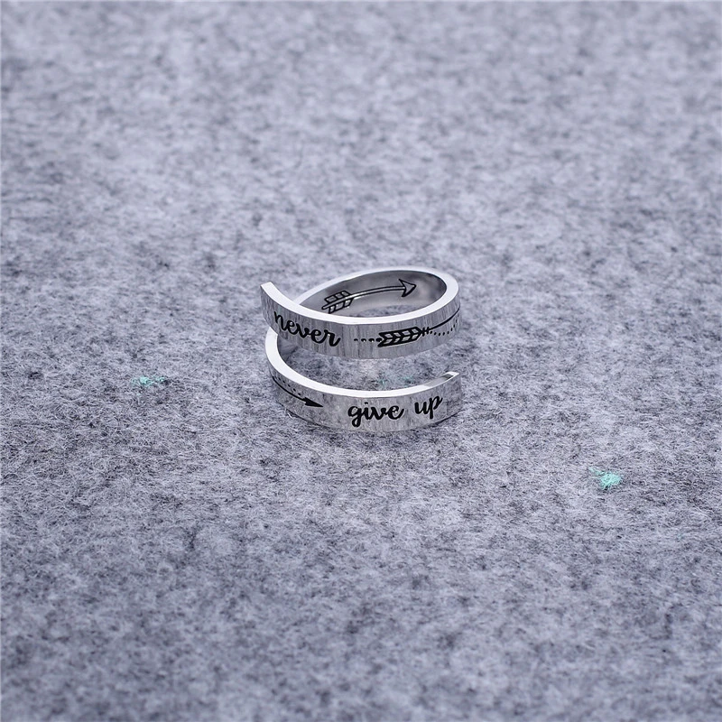 Double-Layer Titanium Steel Ring Adjustable Ring