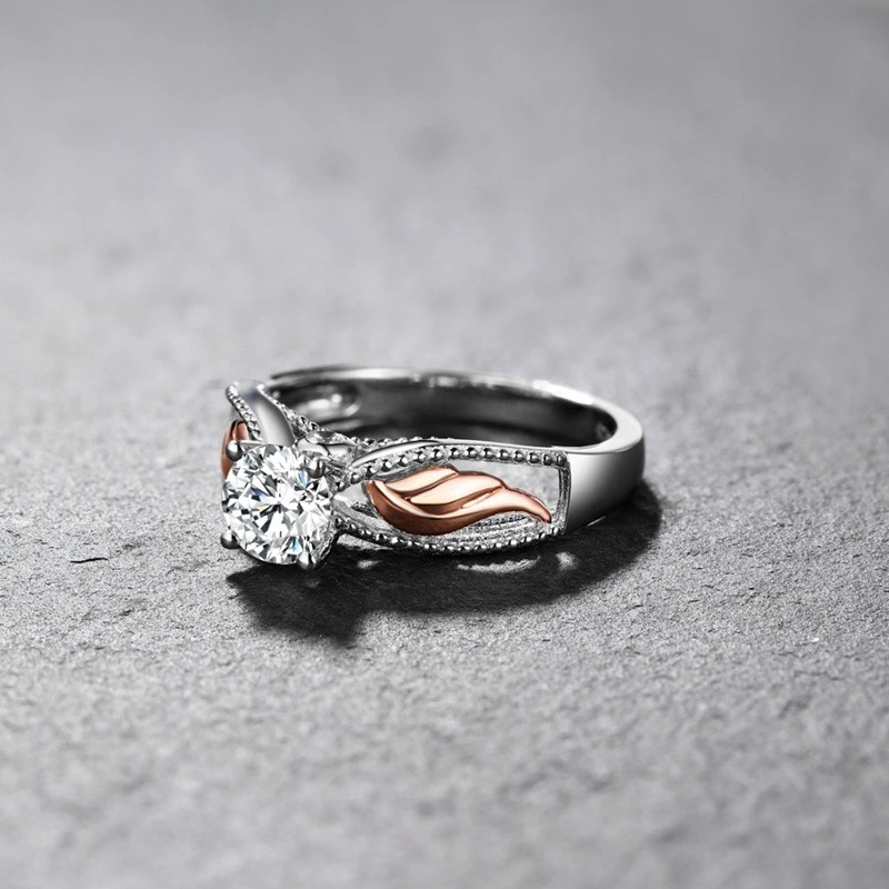Angel Wings Gold Ring