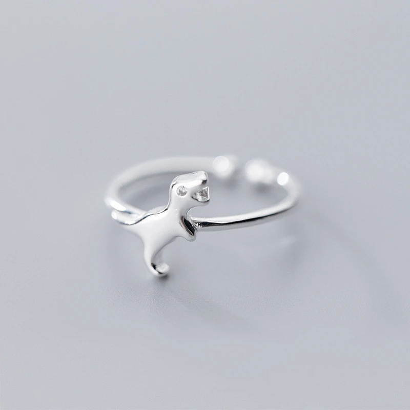 Stylish and Cute Fashion Cute Dinosaur Open Ring