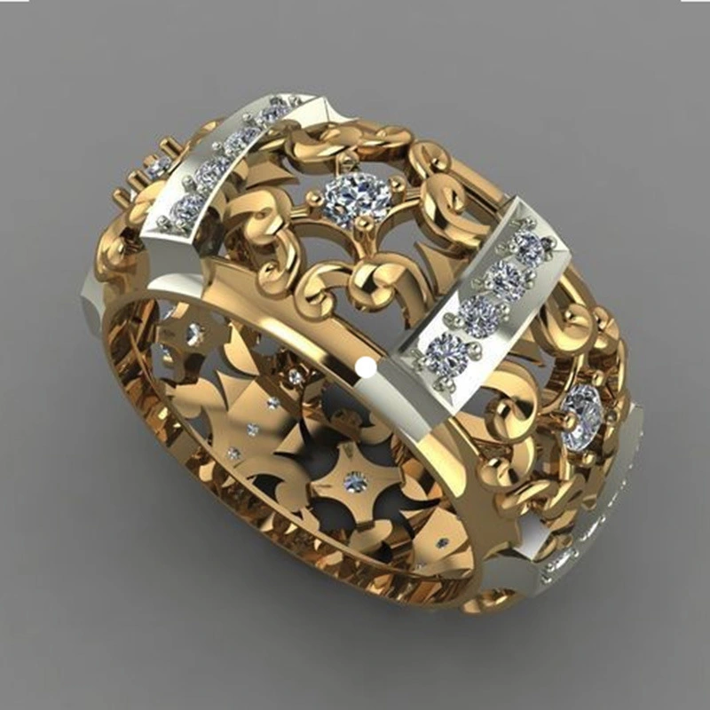 Retro European And American Zircon Female Japanese And Korean Ring