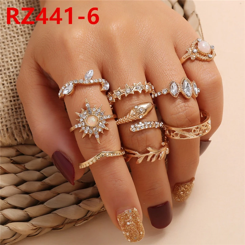 Bohemian Index Finger Ring Wide Set