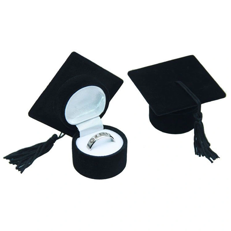 Flocking Box School Bachelor Hat Fan Gift Box Accessories