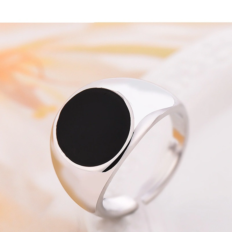 Europe Wish Hot Sale Black Drip Ring