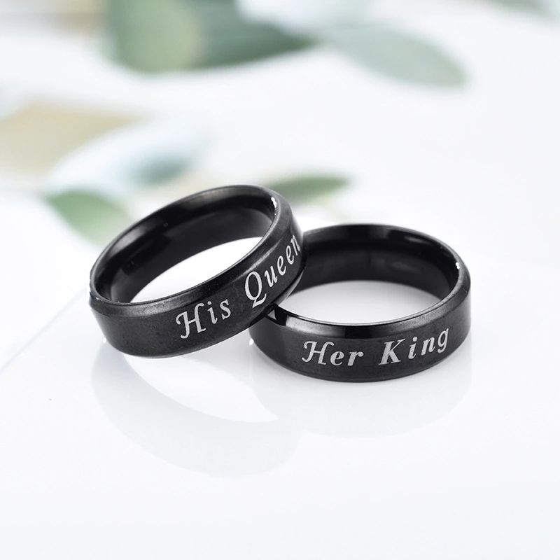 Stainless Steel Jewelry Couple Ring