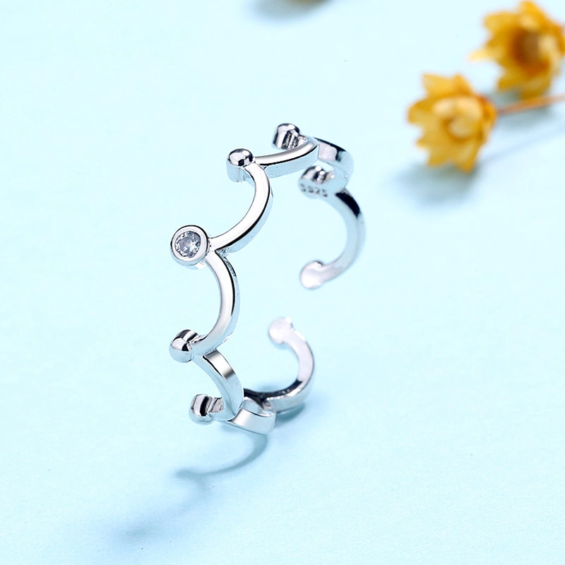 Crown Ring Female Japanese And Korean Simple