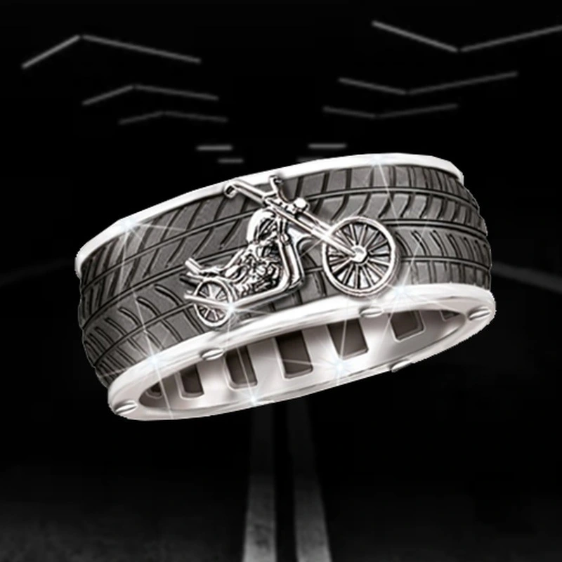 Motorcycle Fashion Men's And Women's Punk Ring