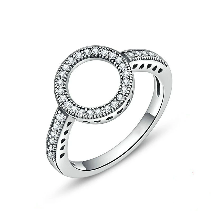 Hot Sale Ring Popular Fashion Diamond Halo Ring