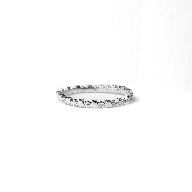 Crystal Star Zircon Rings European And American Fashion Men's And Women's Rings