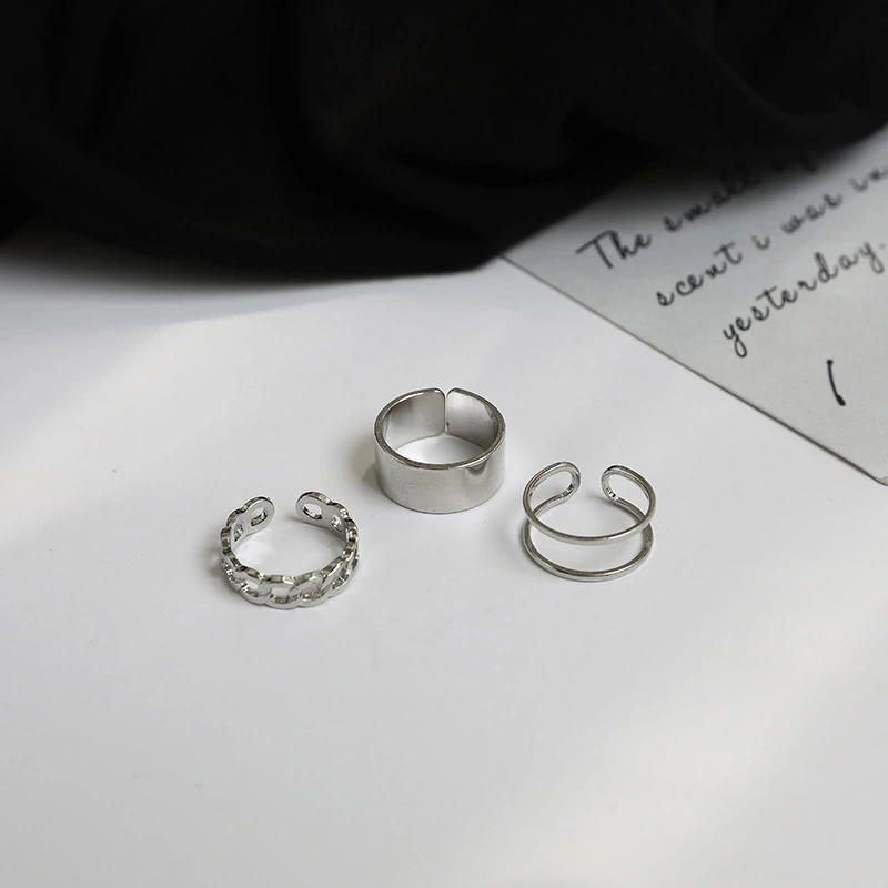 Opening Adjustable Index Finger Joint Ring Cold Wind Niche Ins Retro Ring