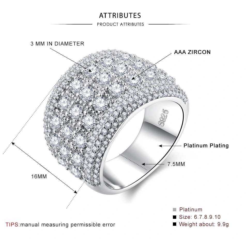 Eight Hearts & Arrows Zircon Ring