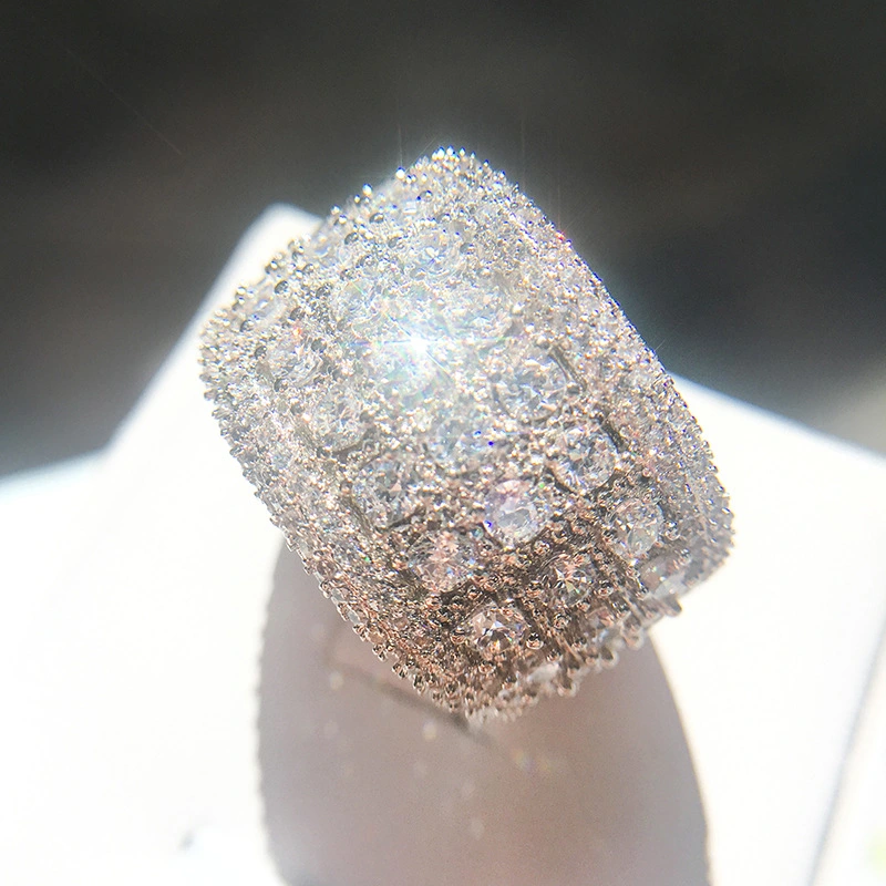 Eight Hearts & Arrows Zircon Ring