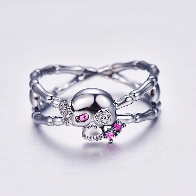 Retro Skull Ring Fashion Simple Jewelry