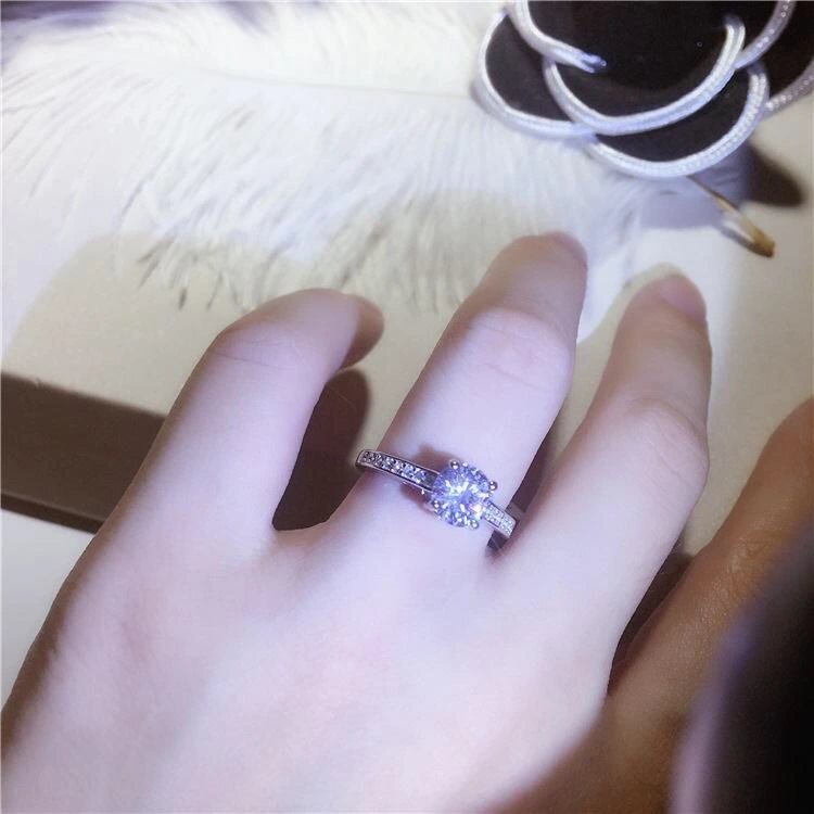 Single Row Diamond Ring Jewelry Single Row Diamond Ring Jewelry