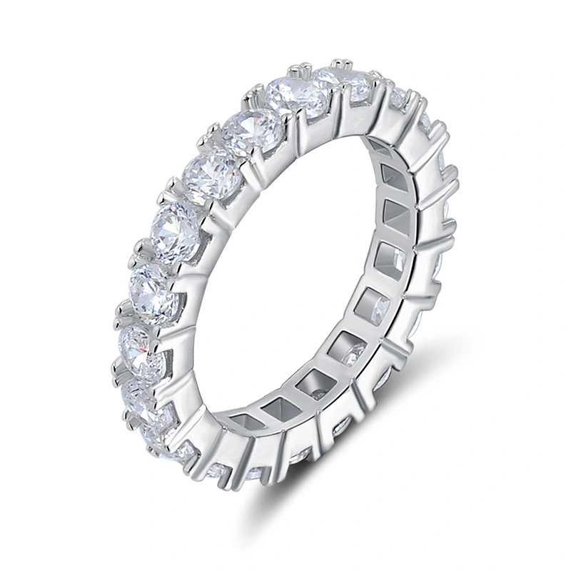 Full Circle Round Zircon Ladies Ring