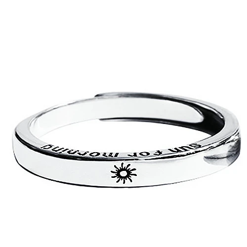Sun Moon Star Couple Ring Japanese and Korean Fashion Student Men and Women Ring