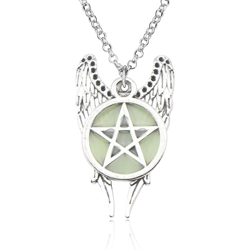 Five-Pointed Star Luminous Necklace Pendant