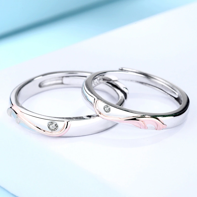 S925 Sterling Silver Yilu Has You Couple Ring